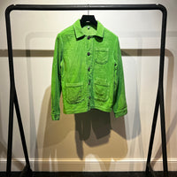 VESTE CÔTELÉ VERTE- TAILLE S