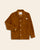 VESTE WORKER CÔTELÉ CAMEL