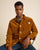 VESTE WORKER CÔTELÉ CAMEL