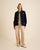VESTE WORKER CÔTELÉ NAVY