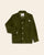 VESTE WORKER CÔTELÉ VERT OLIVE
