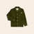 VESTE WORKER CÔTELÉ VERT OLIVE