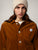 VESTE WORKER CÔTELÉ CAMEL