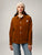 VESTE WORKER CÔTELÉ CAMEL