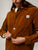 VESTE WORKER CÔTELÉ CAMEL